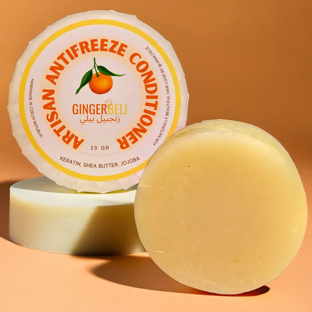 Gingerbeli ručně vyráběný tuho-krémový objemový šampon a kondicionér | Sada 2 kusů
