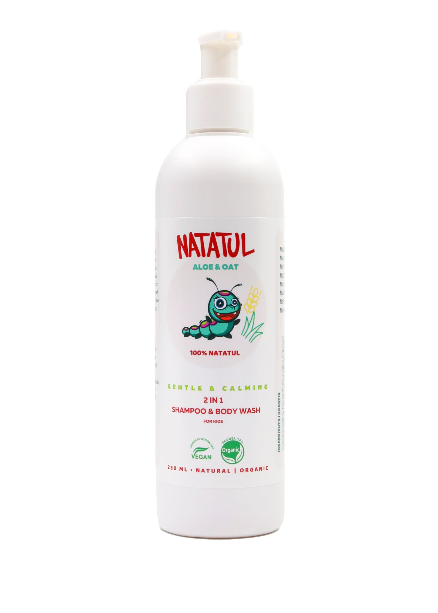 Šampon a tělový gel: Aloe a vločky pro citlivou pokožku