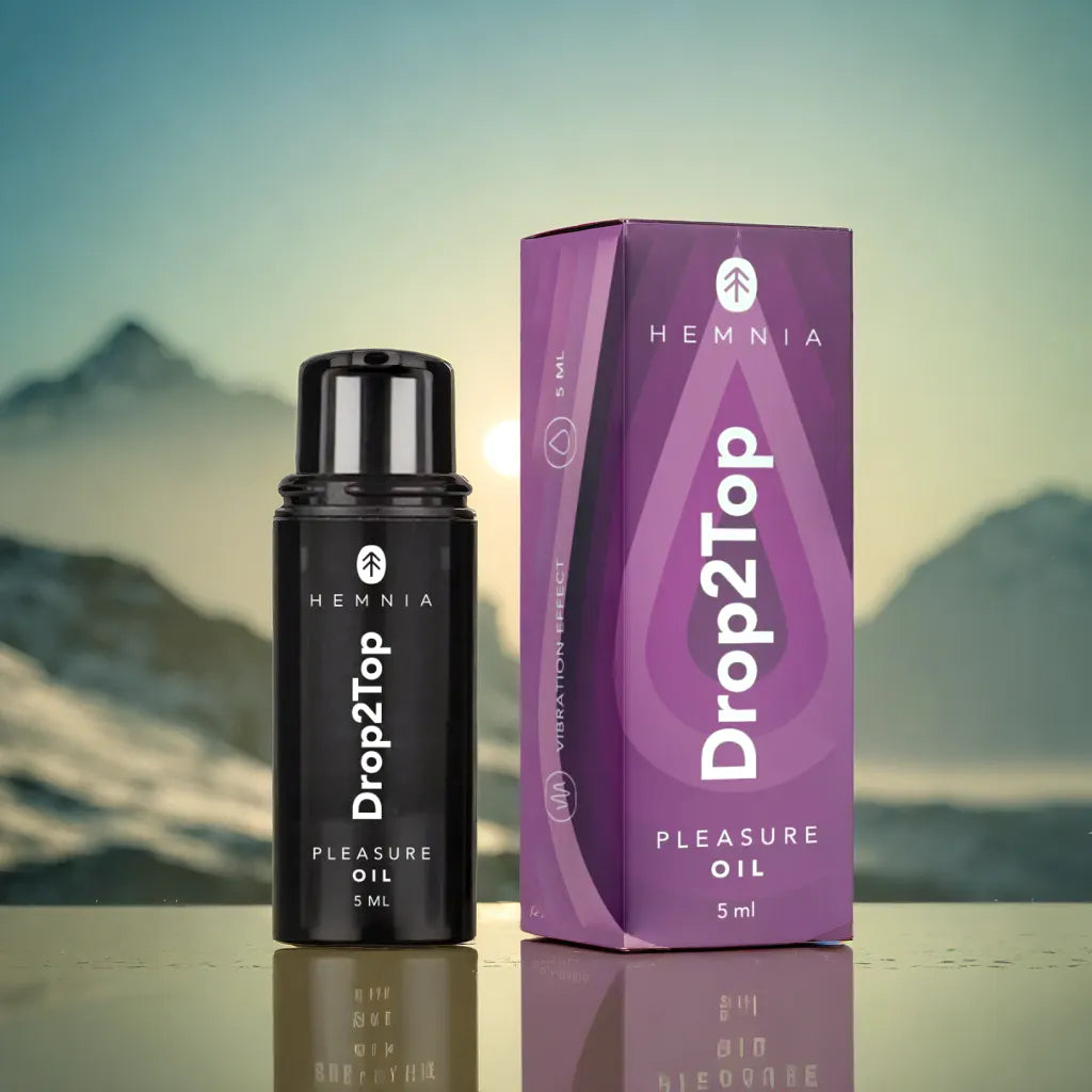 Pleasure Oil with Vibration - Drop2Top