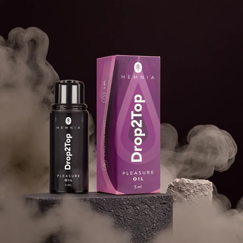 Pleasure Oil with Vibration - Drop2Top