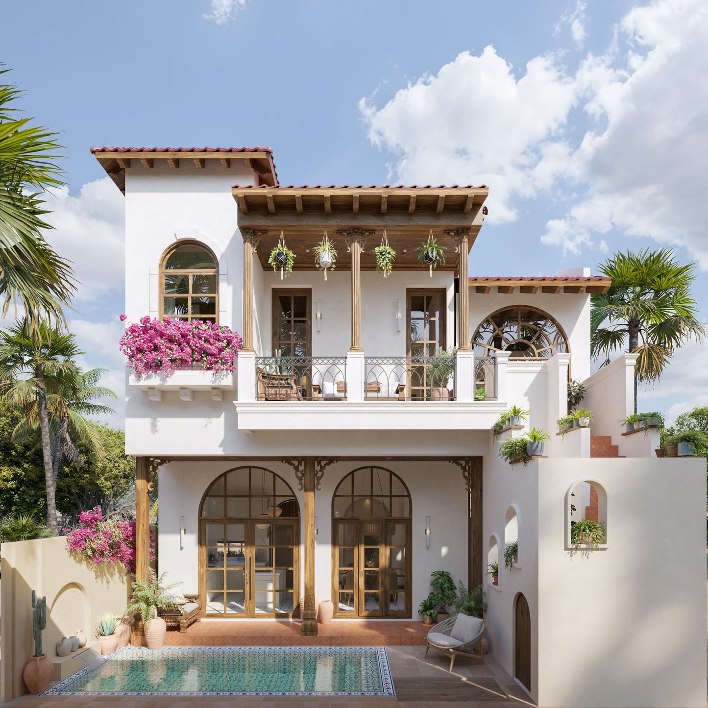 1pokojová Vila u pláže Bingin – 2 patrová, Bali (Uluwatu)