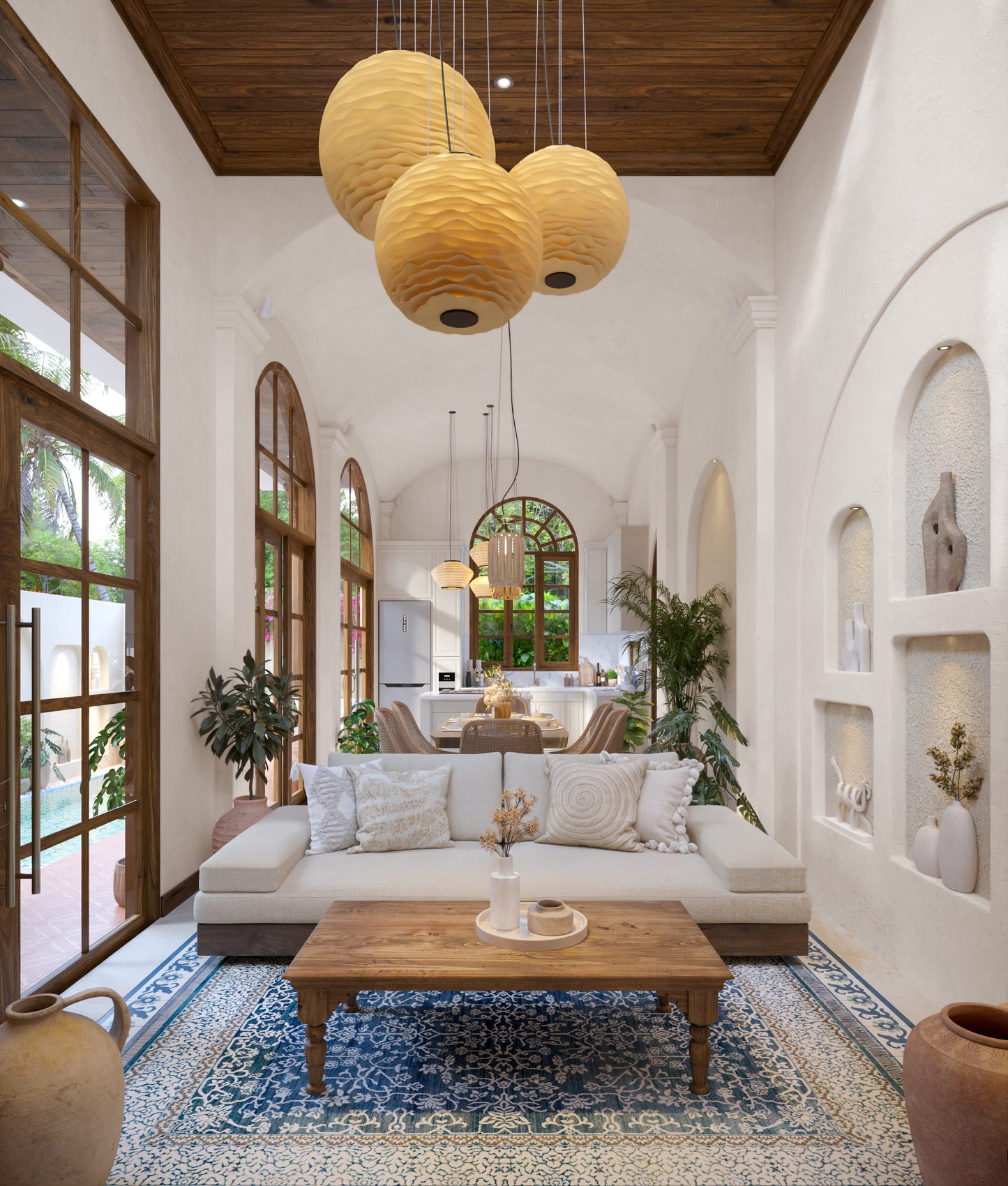 1pokojová Vila u pláže Bingin – 2 patrová, Bali (Uluwatu)