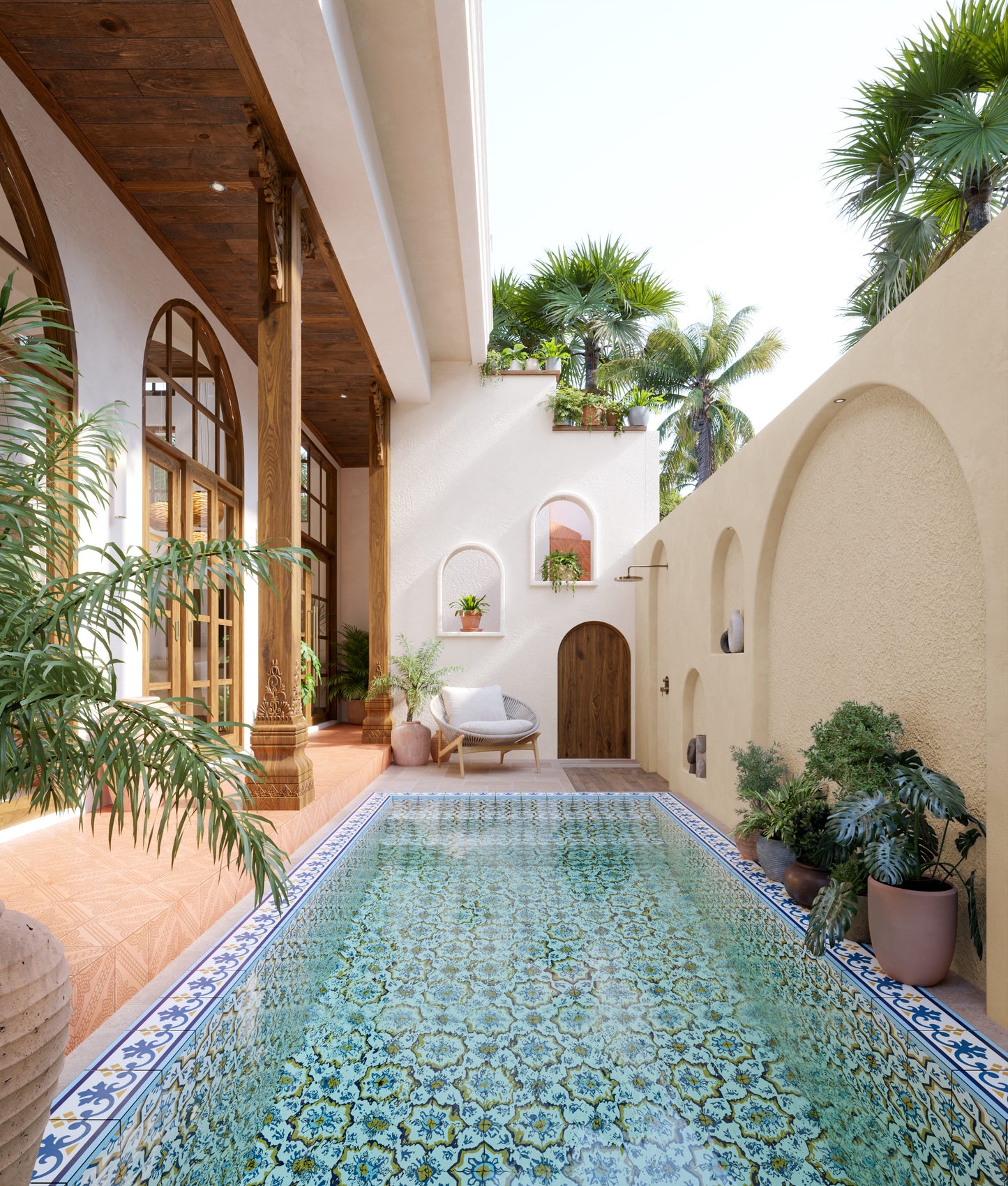 1pokojová Vila u pláže Bingin – 2 patrová, Bali (Uluwatu)