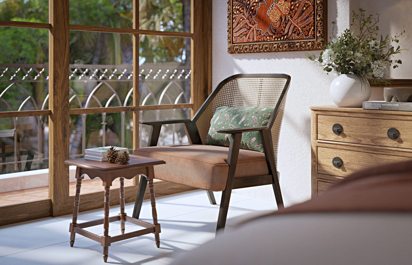 1pokojová Vila s mezaninem u pláže Bingin – 2 patrová, Bali (Uluwatu)