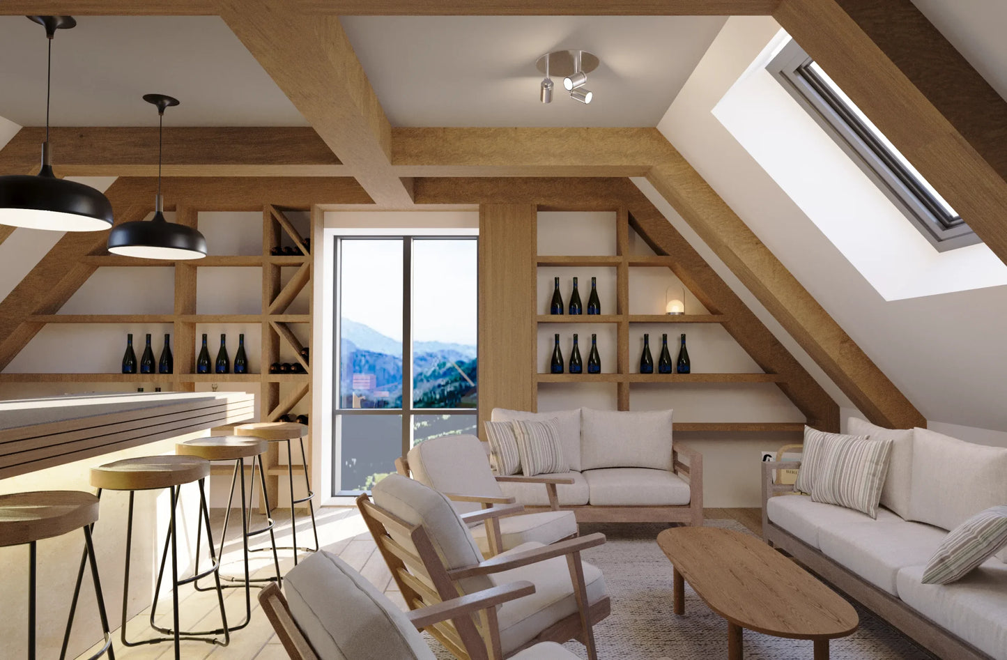 Our 2BR & 3BR Mountain Apartments 50 m from Ski Lift – Plešivec, Czech Republic