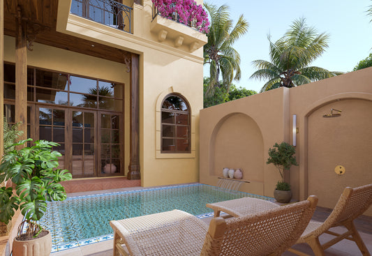 3pokojová Vila u pláže Bingin – 2 patrová, Bali (Uluwatu)