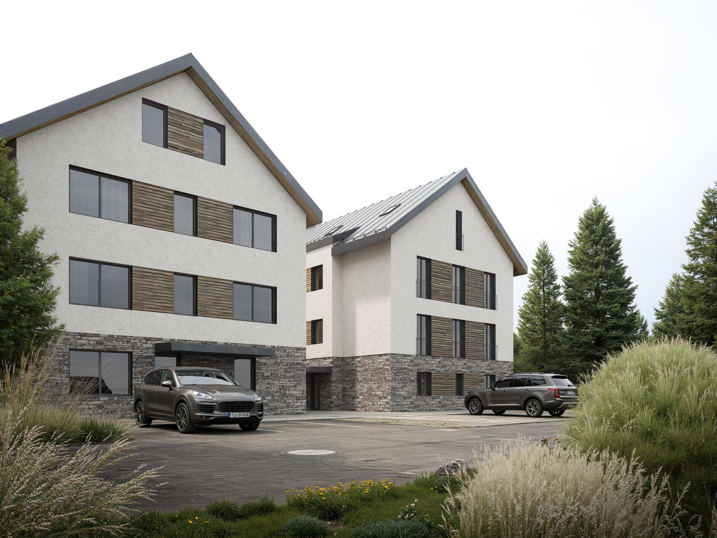 Our 2BR & 3BR Mountain Apartments 50 m from Ski Lift – Plešivec, Czech Republic