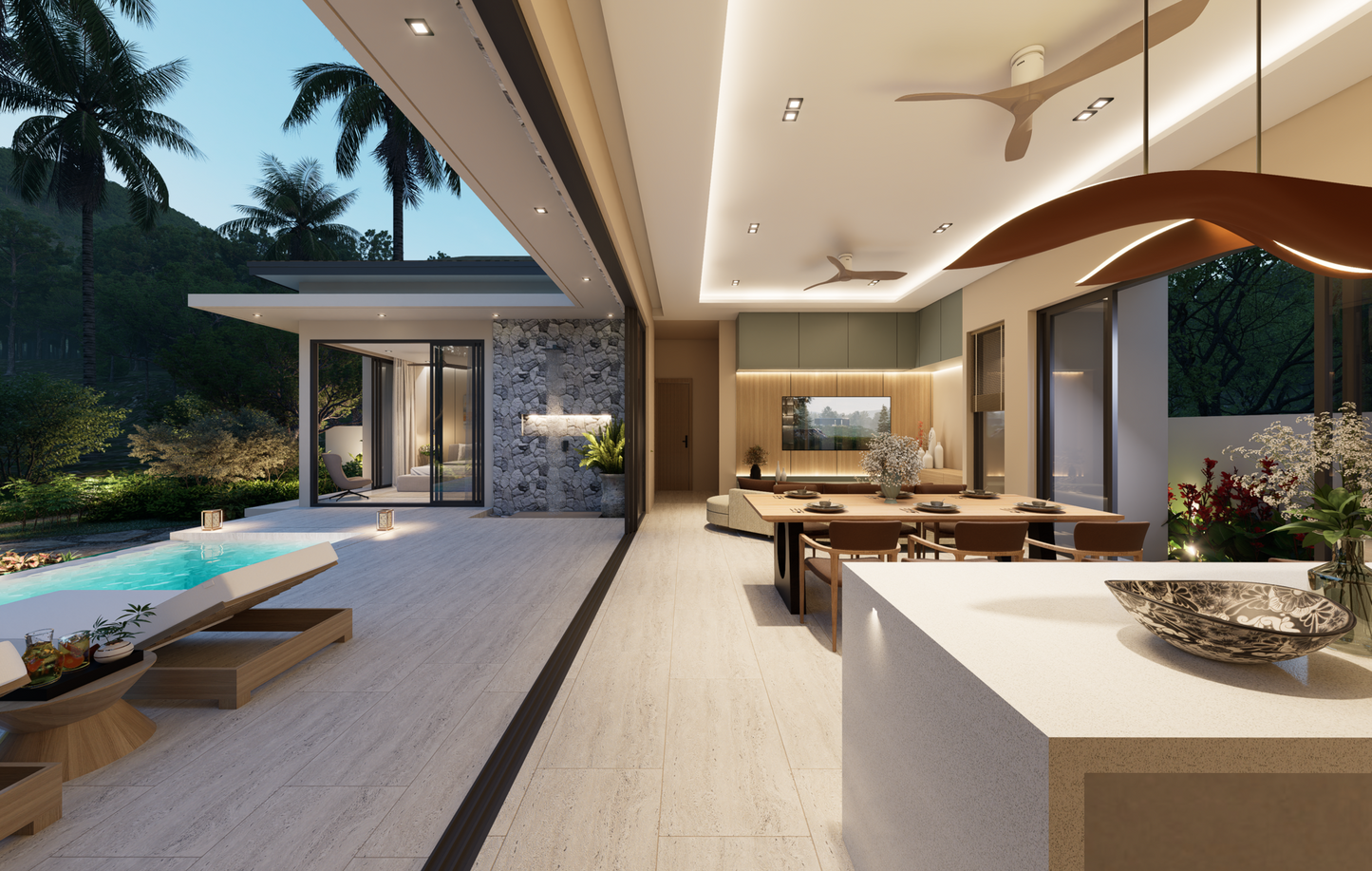 3BR Tropical Pool Villas in Chaweng, Koh Samui
