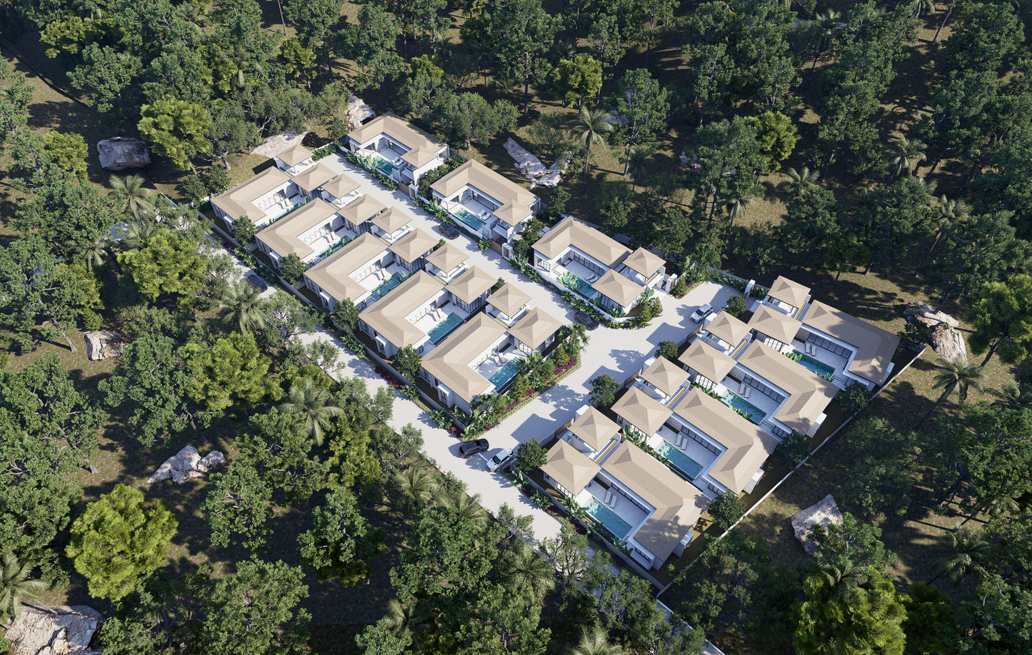 3BR Tropical Pool Villas in Chaweng, Koh Samui