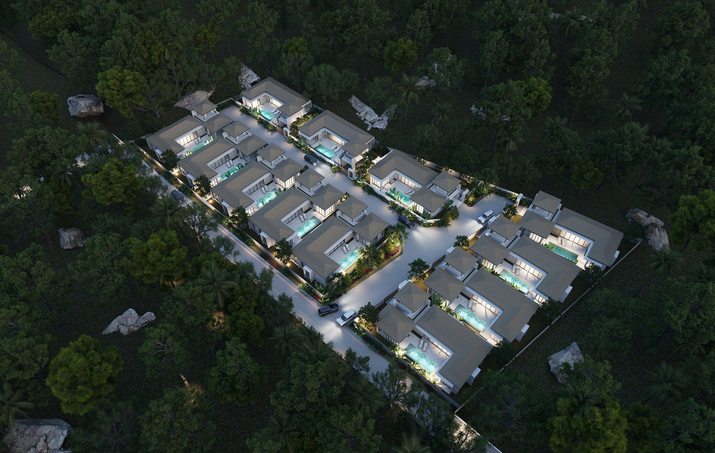 3BR Tropical Pool Villas in Chaweng, Koh Samui