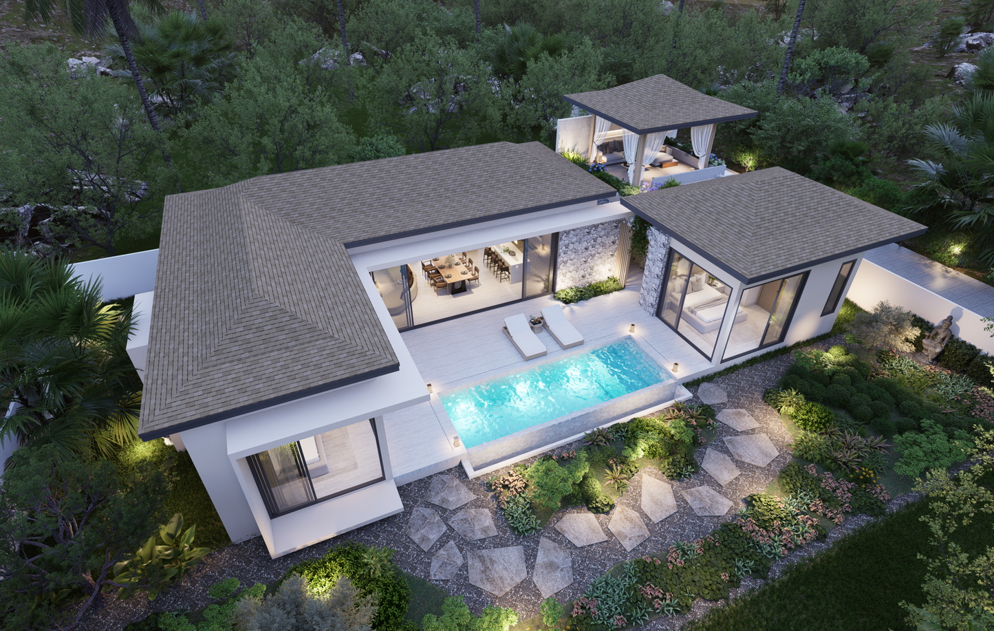 3BR Tropical Pool Villas in Chaweng, Koh Samui