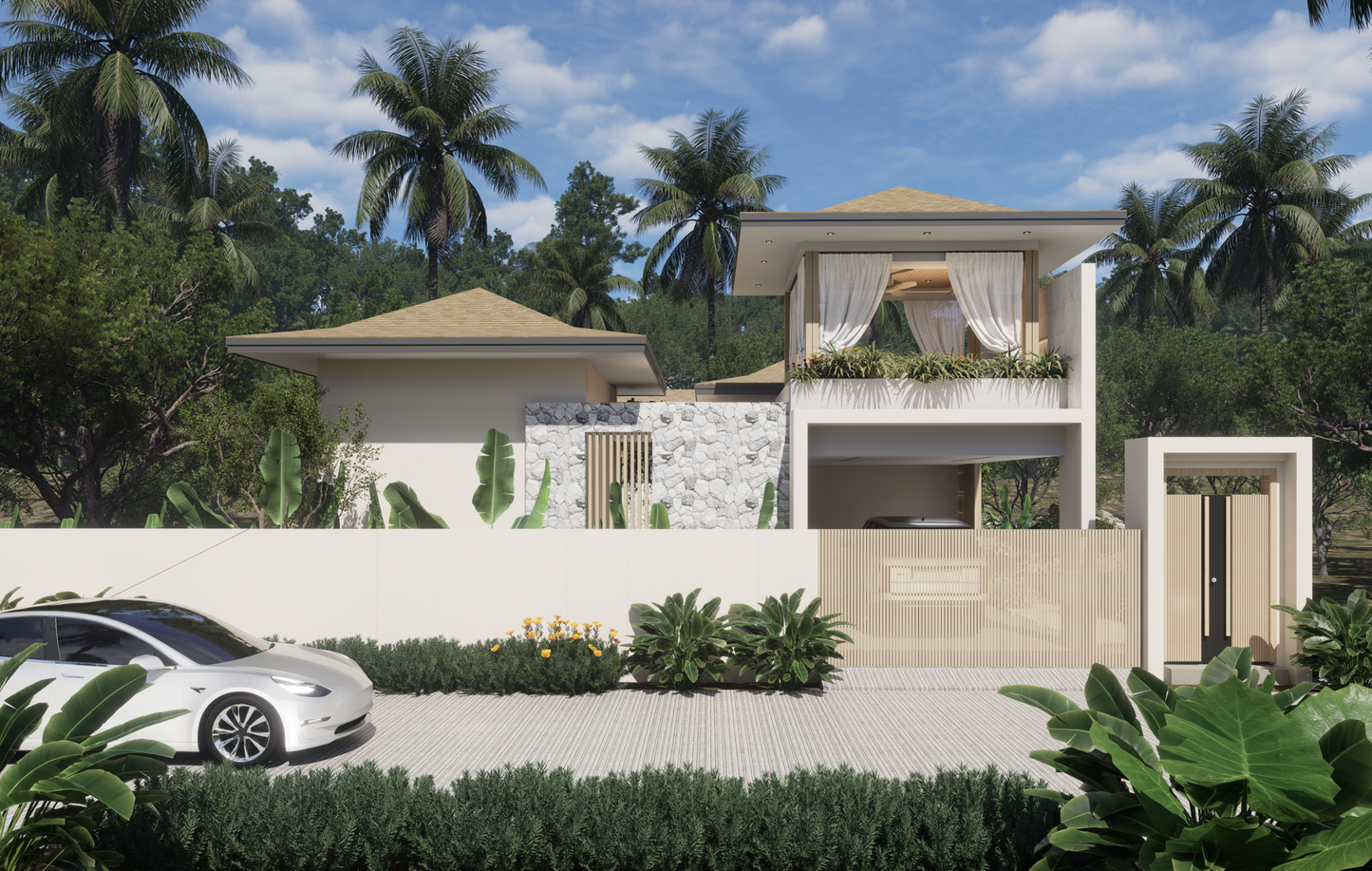 3BR Tropical Pool Villas in Chaweng, Koh Samui