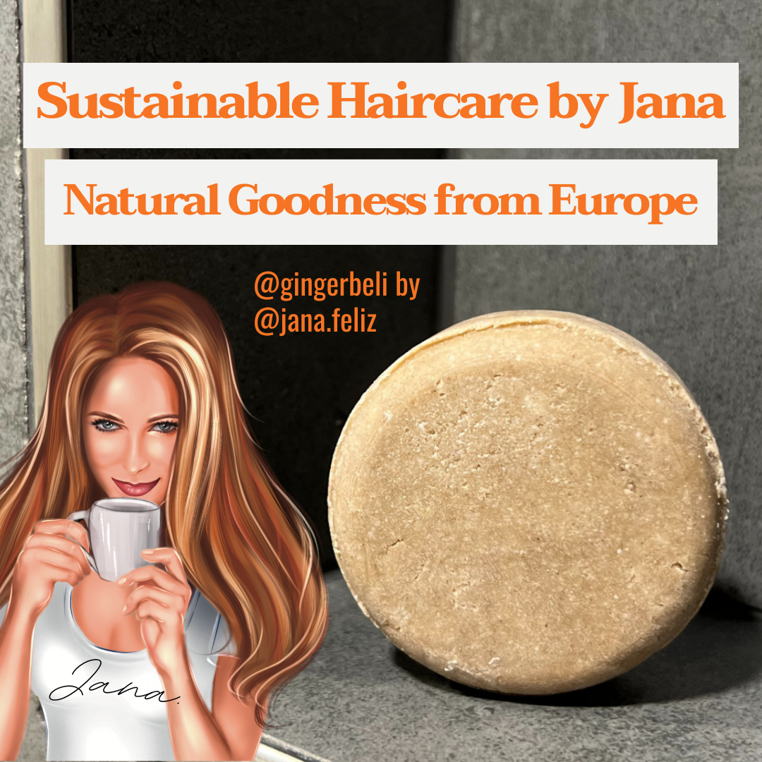 Gingerbeli ručně vyráběný tuho-krémový šampon pro lesk a kondicionér | Sada 2 kusů 