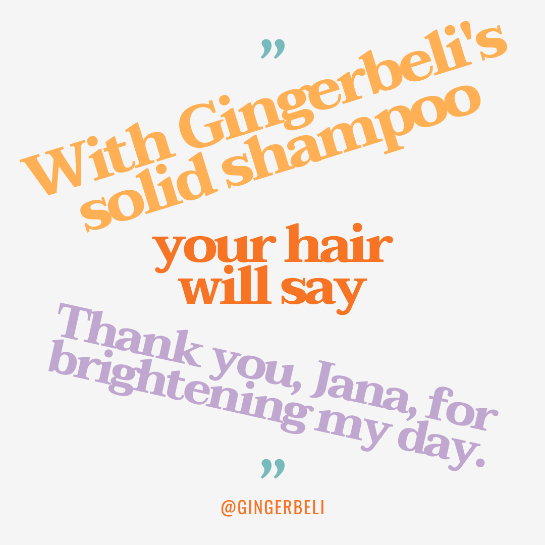 Gingerbeli ručně vyráběný tuho-krémový šampon pro lesk a kondicionér | Sada 2 kusů 