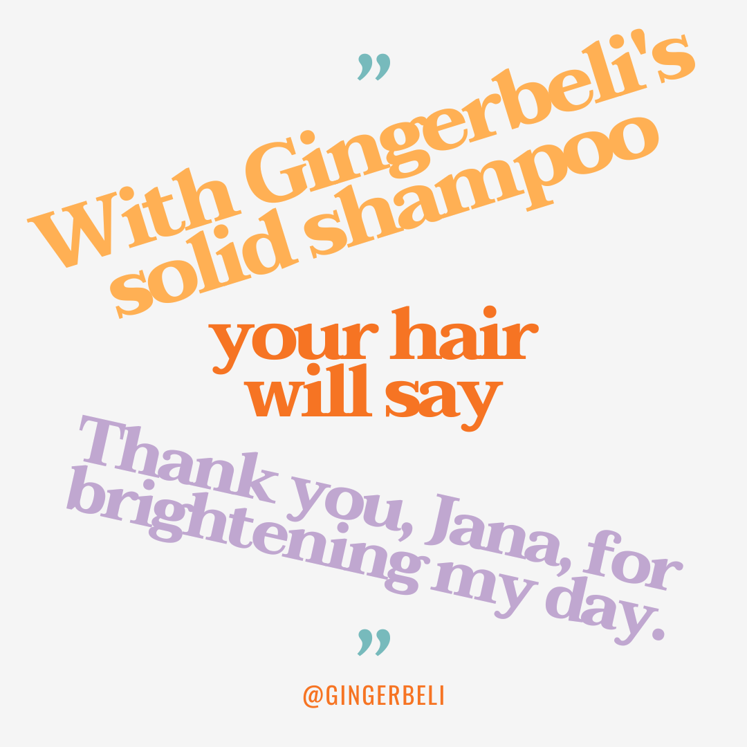 Gingerbeli Handmade Sustainable Shampoo & Conditioner | Pack of 3