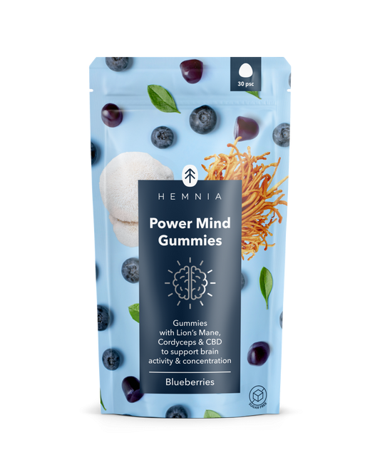 Power mind gummies - supplement to support concentration and memory