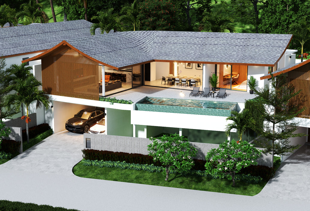 3BR Hillside Pool Villa in Koh Samui (Lamai)