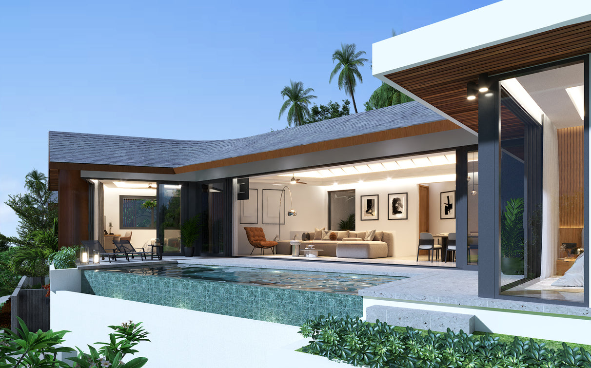 3BR Hillside Pool Villa in Koh Samui (Lamai)