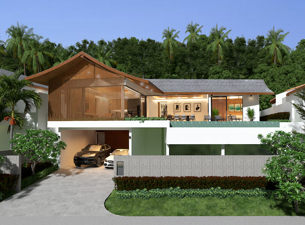 3BR Hillside Pool Villa in Koh Samui (Lamai)