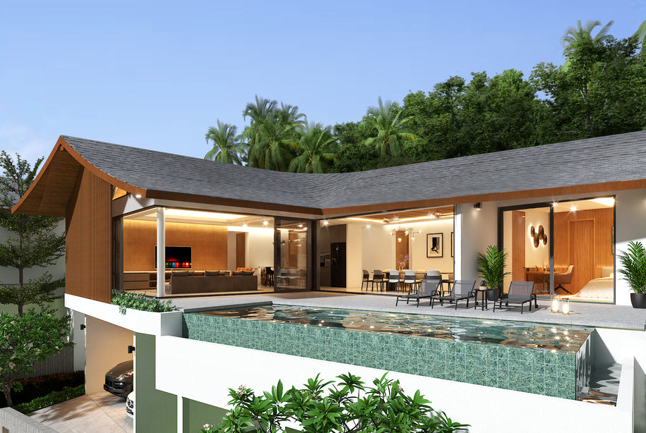 3BR Hillside Pool Villa in Koh Samui (Lamai)