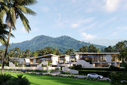 3pokojová luxusní vila s bazénem na Koh Samui (Lamai)
