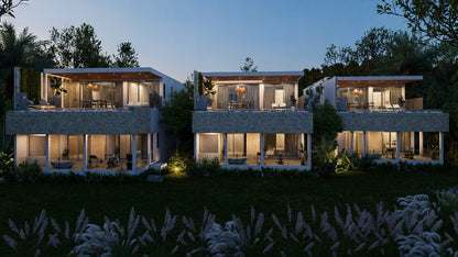 4pokojová luxusní vila s bazénem a výhledem na moře na Koh Samui (Lamai)