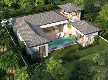 3pokojová tropická vila s bazénem na Koh Samui (Lamai)
