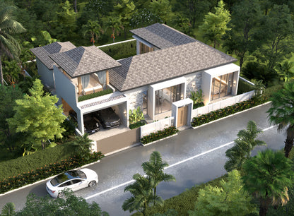 3pokojová tropická vila s bazénem na Koh Samui (Lamai)