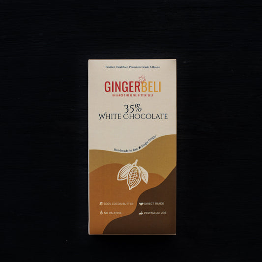 GINGERBELI 35 % bílá bio čokoláda